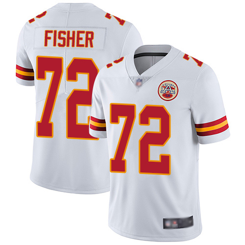 Youth Kansas City Chiefs #72 Fisher Eric White Vapor Untouchable Limited Player Football Nike NFL Jersey->youth nfl jersey->Youth Jersey